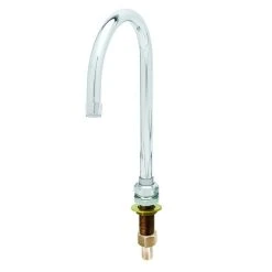 T&S Brass And Bronze Works T&S B-2140 Deck Mounted Faucet With 2 5/8" Gooseneck Spout And Finger Hook