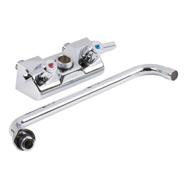 T&S Brass And Bronze Works Equip By T&S 5F-4WLX12 12 1/8" Wall Mount Swivel Faucet With 4" Centers - Image 6