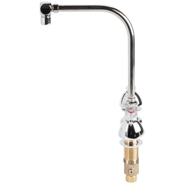 T&S Brass And Bronze Works T&S B-2853-RSW Deck Mount Easy Install 2.2 GPM Faucet With 8" Centers, 7" Gooseneck, And Quarter Turn Eterna Cartridges - Image 2