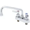 T&S Brass And Bronze Works T&S B-1111 Deck Mounted Workboard Faucet With 4" Centers - 8" Swing Nozzle